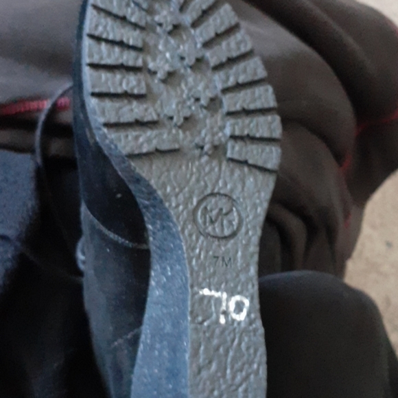 Michael Kors Black Suede Low Boot - Picture 3 of 3